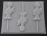 191sp Yellow Chicken Chocolate or Hard Candy Lollipop Mold